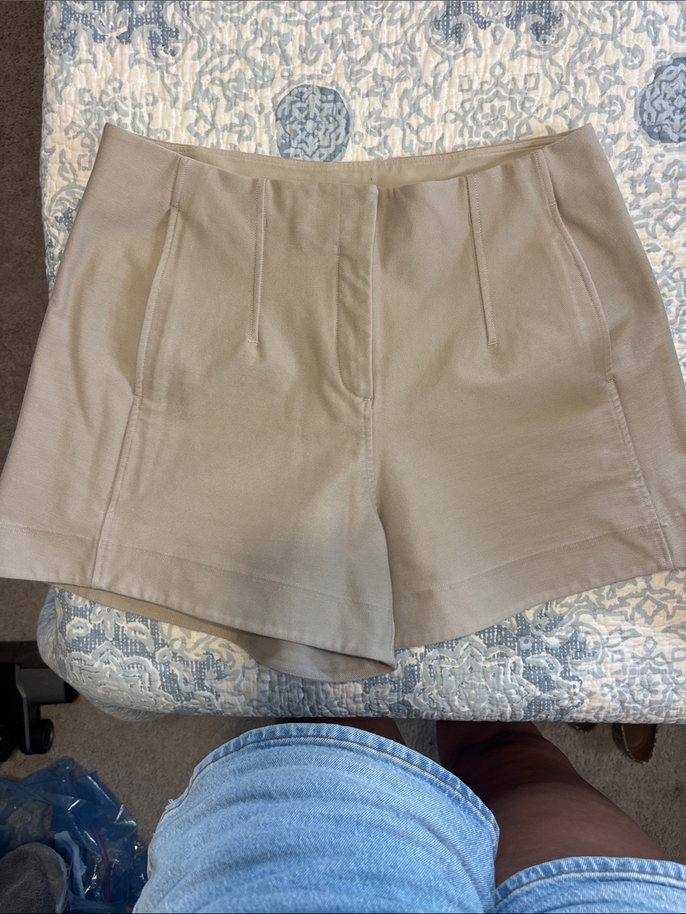 lululemon athletica Taupe High-Rise Tailored Shorts